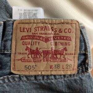 Levi's (38/28) 505 Straight Jeans